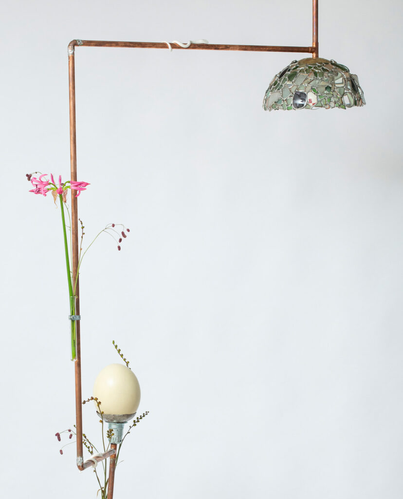 stained-glass lampshade design